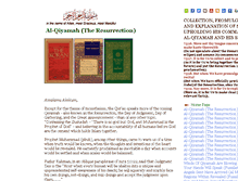 Tablet Screenshot of al-qiyamah.org